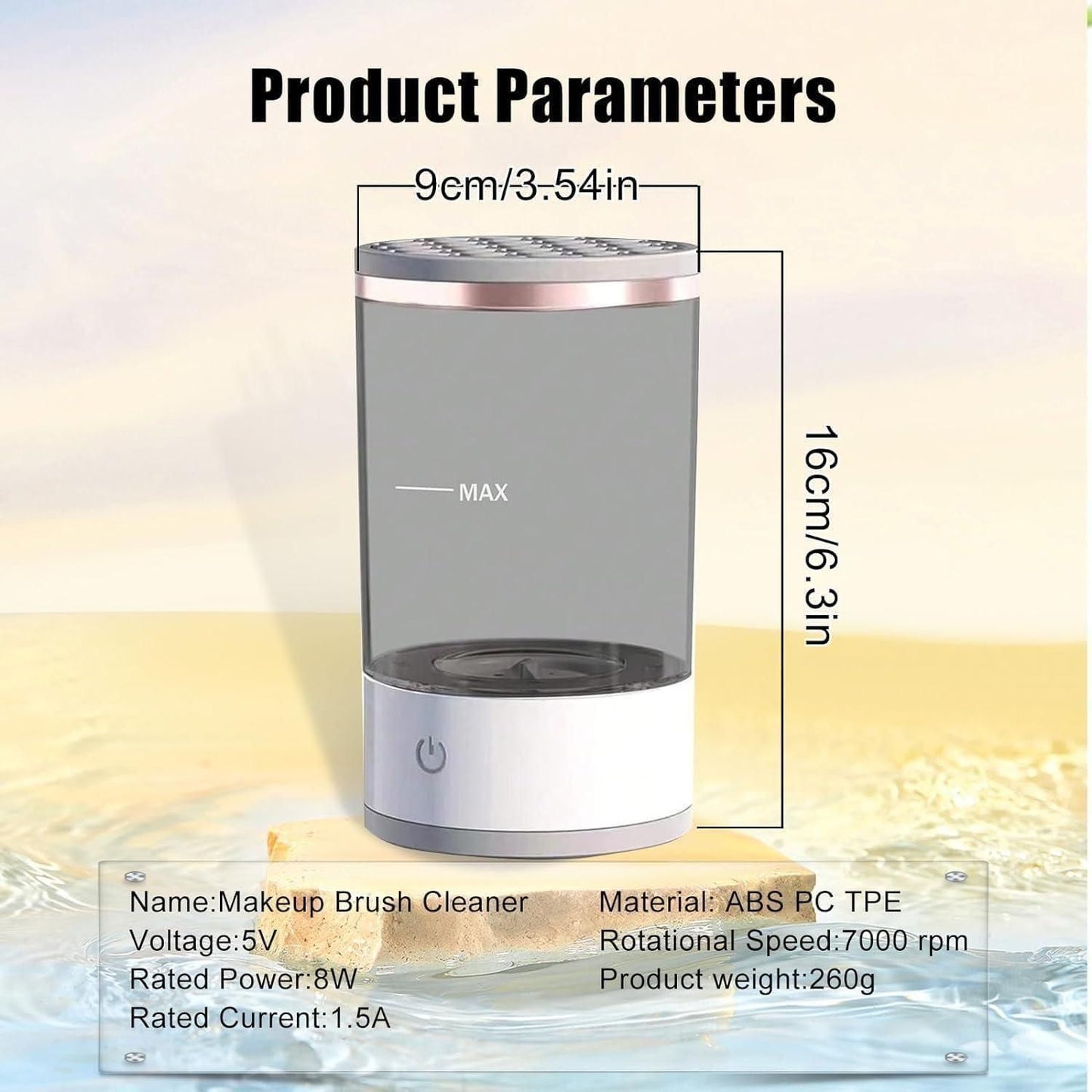 Clean Brushes, Flawless Skin – USB Makeup Brush Cleaner