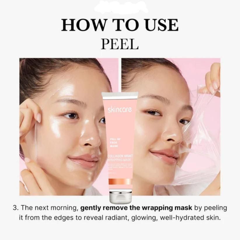 Collagen Night Wrapping Peel-Off Mask – Pack of 2 (Firming & Rejuvenating)