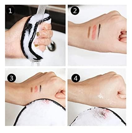 CleanGlow™ Reusable Microfiber Makeup Pads – 3-Pack