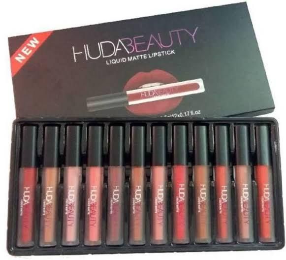 Huda Beauty Matt Finishing Lipstick ( Pack of 12 )