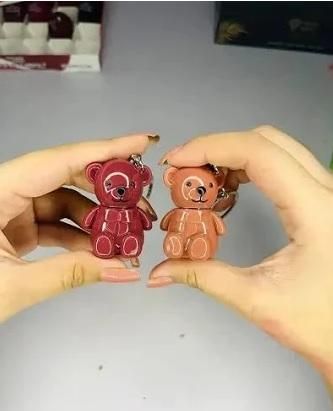 2 in 1 Keychain Bear Matt Lipstick (Pack of 2, Assorted)